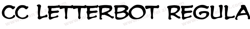 CC Letterbot Regular字体转换